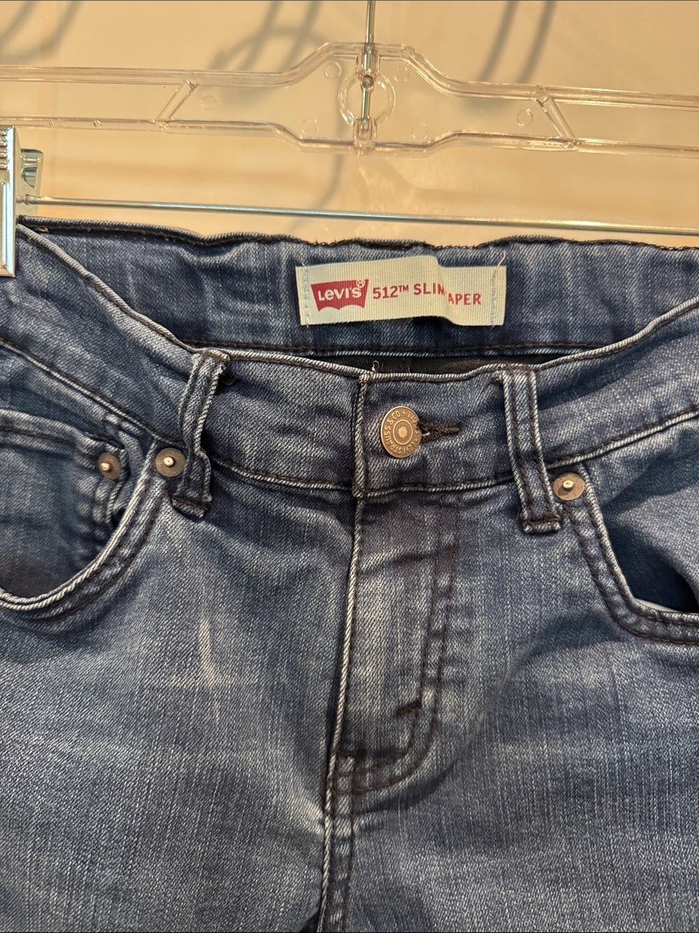 Levi's Boy's Dark Indigo Skinny Jeans - Picture 4 of 5